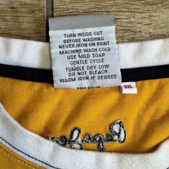 Pepe Jeans London UK W11 T Shirt 3XL Yellow - Picture 14 of 15